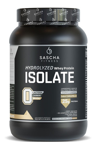 Proteina De Sascha Fitness Sabor Caramel