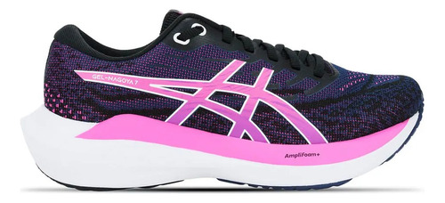 Tênis Asics Gel-nagoya 7 - Fem  - Azul, Preto, Rosa E Branco