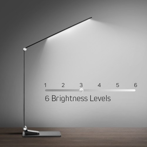 Imagen 6 de 9 de Lámpara Led Touch De Escritorio De Aluminio Con Puerto Usb
