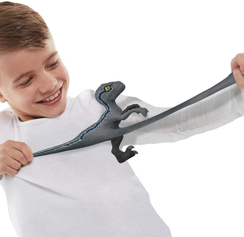 Imagen 5 de 7 de Jurassic World - Baby Blue Stretch - Dinosaurio Estirable