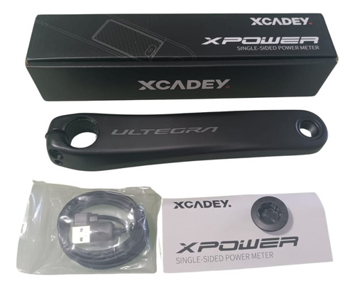 Medidor De Potência Xcadey Ultegra R8100 165mm Cinza-escuro