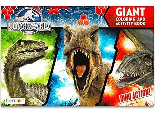 Universal Jurassic World Giant Coloring And Activity 5450e