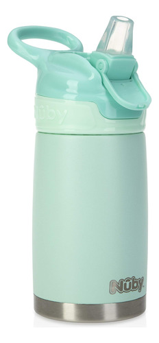 Nuby Thirsty Kids Flip-it Reflex - Vaso De Viaje De Acero In