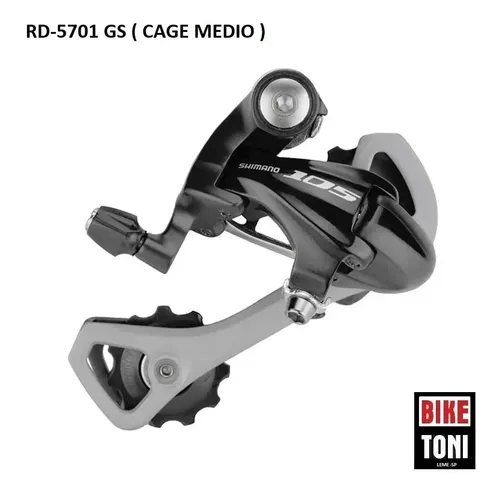 Cambio Traseiro Shimano 105 Rd-5701 Gs 10v Cage Medio | MercadoLivre