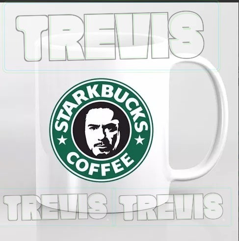 Taza Iron Man / Tony Stark / Starbucks