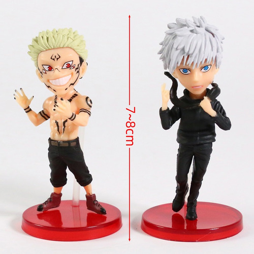 Set 2 Figuras Jujutsu Kaisen - Satoru Gojo - Ryomen Sukuna