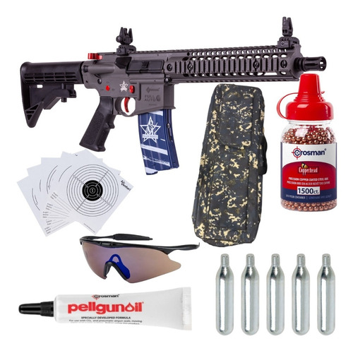 Rifle Crosman Patriots R1 4.5mm Bbs Full Auto Co2 Xtm P