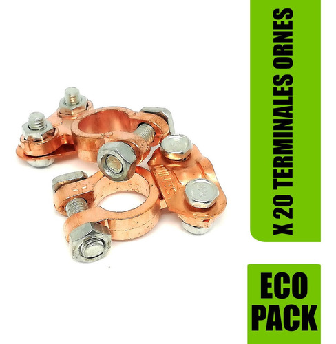 Imagen 1 de 6 de 20x Terminales Bornes Bateria X 2 Universal Auto Embarcacion