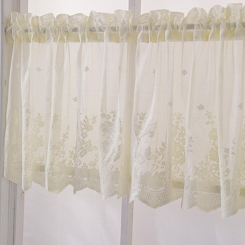 Cenefa Transparente Para Ventana 1 Panel 51 X 16 Cortina