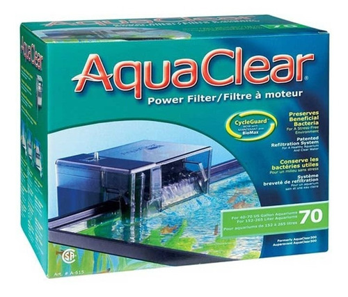 Filtro De Mochila Aquaclear 70 Para Acuarios De 250l + Envío
