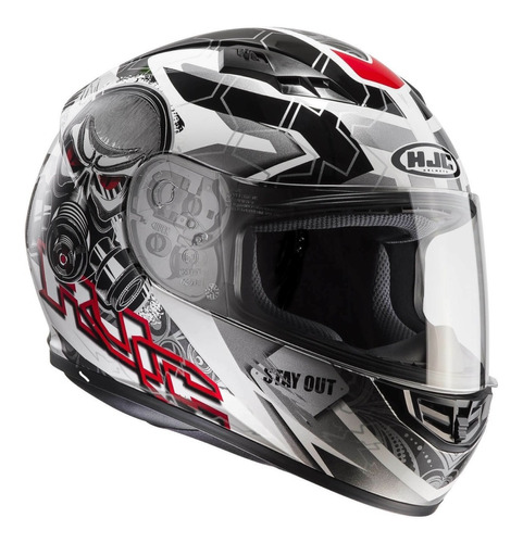 Casco Integral Moto Hjc Cs-15 Rafu Gris Um