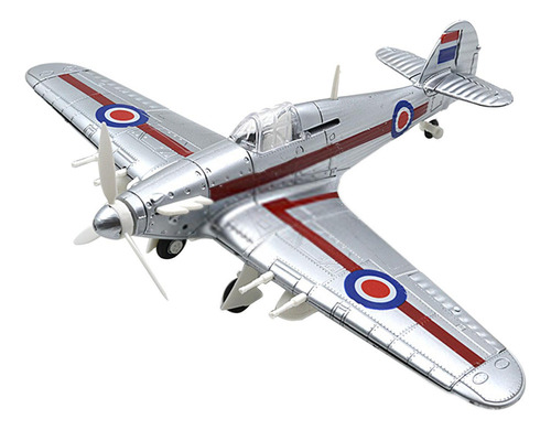 Kits De Construcción 1:48, Modelo De Avión, Regalo Plata