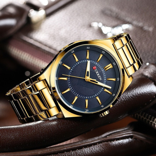 Relojes De Cuarzo Luminosos Impermeables Curren8407