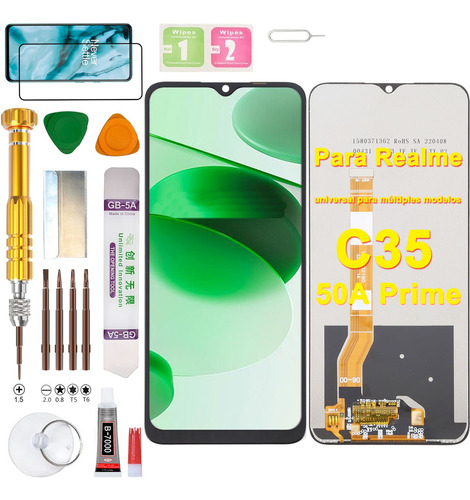 Pantalla Para Realme C35 Rmx3511 / Narzo 50a Prime Display