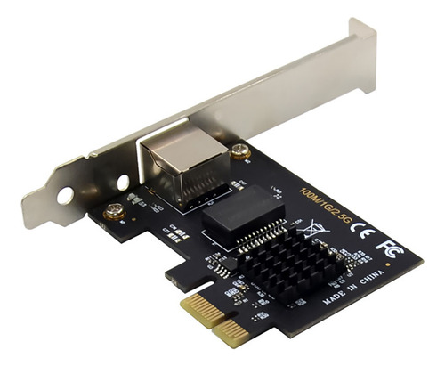 Adaptador Pci-e Gigabit Ethernet Pci-e X1 Rtl8125b Single El