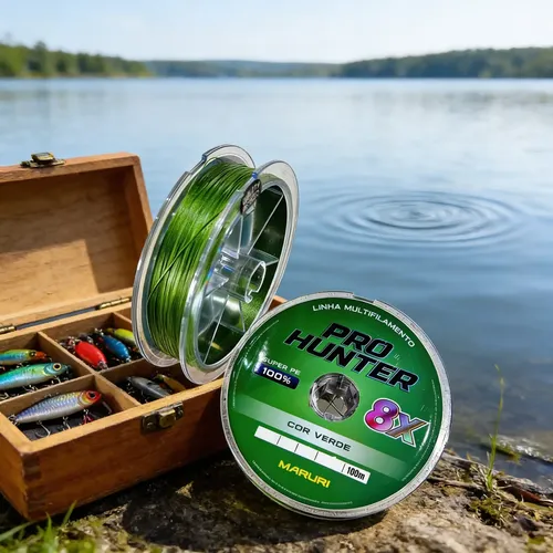 Pesca , Linha Multif 8xfios 0,30mm Boa Forte Pra Carretilha