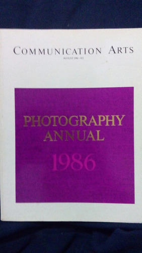 Libro De Fotografía Photography Anual Comunication Arts 1986