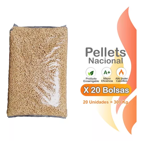 Bolsa de Pellets de Madera (15 kg)