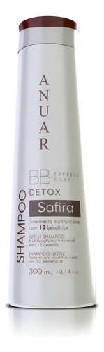 Shampoo Detox Safira 300ml Bb Express - Sem Sal - Uso Diário