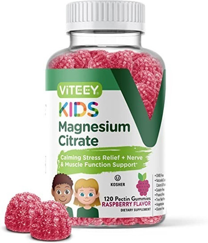 Magnesium Citrate (120 Gummies) - Vittey Kids