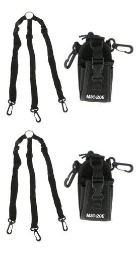 2x Estuche De Radio Para Soporte Msc20e Compatible Con Gp328