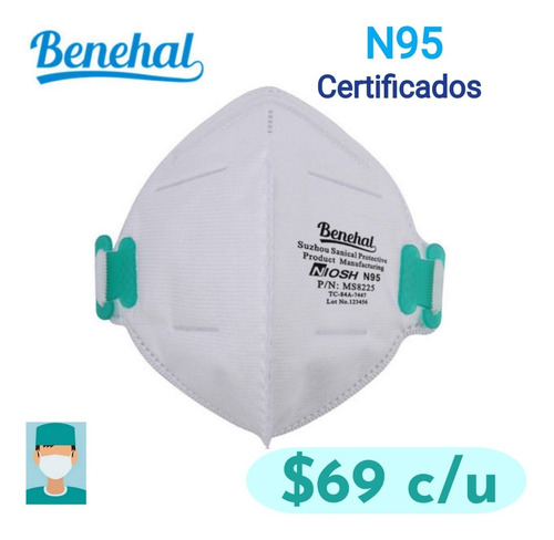 Tapabocas Barbijo Mascarillas N95 Certificados