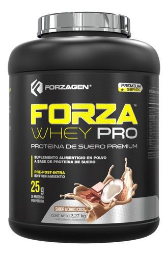 Forzagen Proteína Forza whey-pro 5lb | 100% Whey Protein Sabor Choco coco