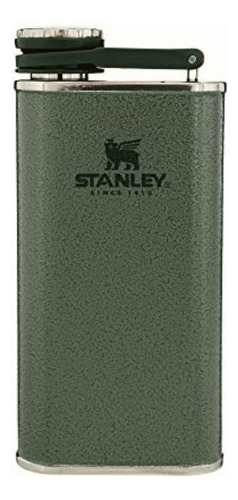 Stanley Classic Easy Fill Wide Mouth Petaca (8oz) Color Hammertone Verde