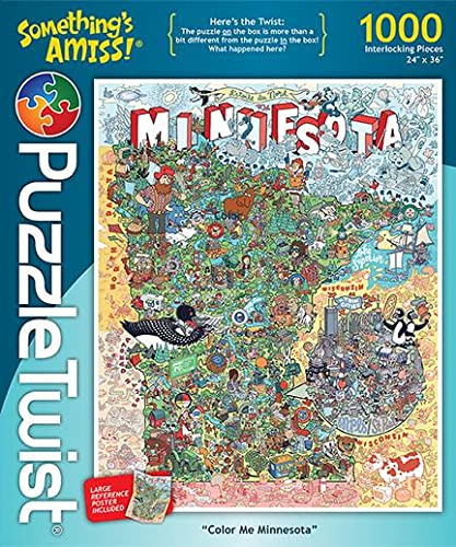 Puzzletwist Jigsaw Puzzle  Color Me Minnesota Mz98d