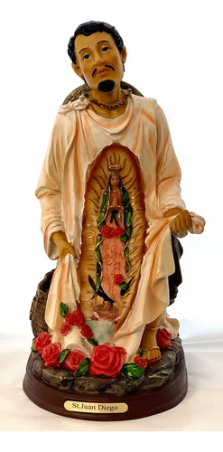 Estatua San Juan Diego Nuestra Señora Guadalupe 12.0 in