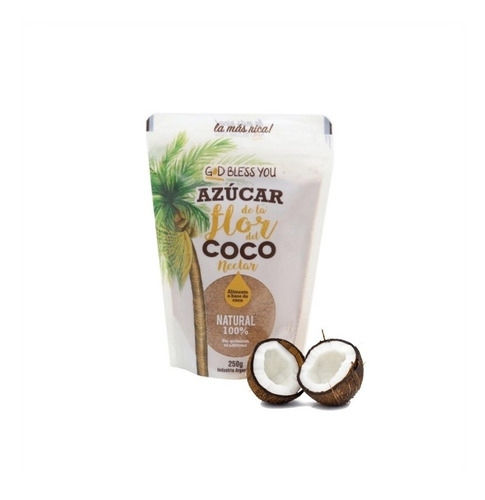 Azúcar De Coco God Bless You Doypack X250g - Cotillón Waf