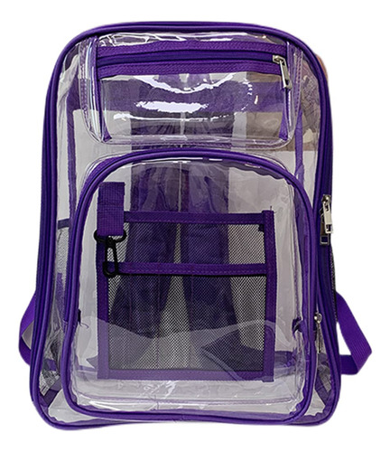 Mochila Transparente Pvc Bolsa Plastico Polvo Natacion Para