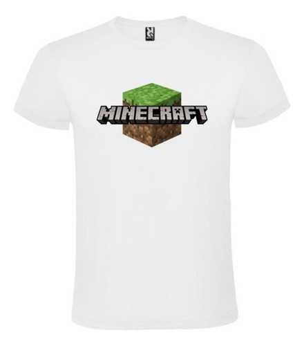 Camiseta Blanca Minecraft