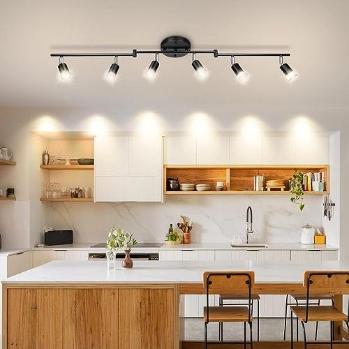 Iluminación De Riel Led De 6 Luces Mexgogo,nergo