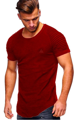 Imagen 9 de 9 de Pack X 3 Remeras Entalladas Slim Fit Hombre A14