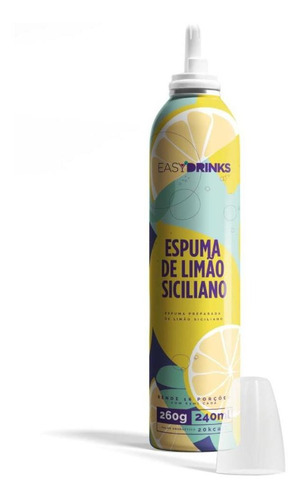 Espuma Preparada De Limão Siciliano 260g