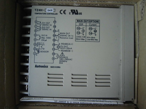 Imagen 5 de 5 de Pirometro Controlador De Temperatura Autonics Tz4h-24r