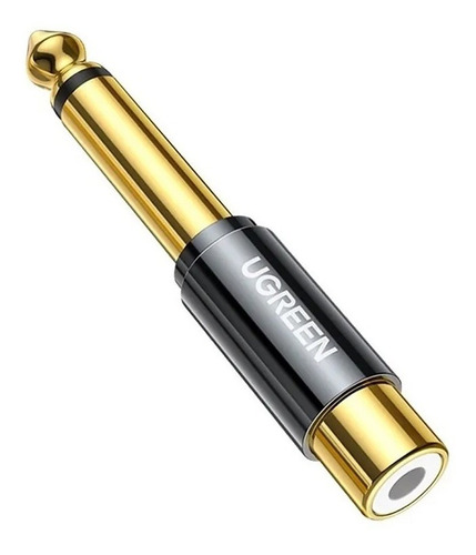 Conector Audio Mono 6.35mm Ts - Rca Hembra Portable Jack