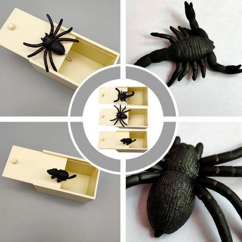 Caja De Trucos Para Halloween, 3 Unidades, Caja De Bromas Co
