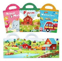 Comprar Libro De Stickers Para Niños 2-, Animales, Vehículos