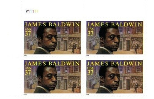 Colección De Sellos - 2004 James Baldwin # 3871 Bloque De Pl