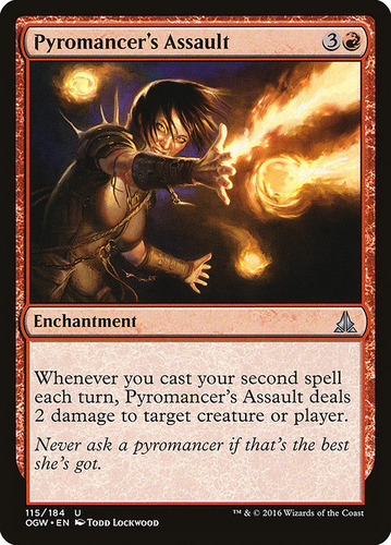 Carta Magic Pyromancer's Assault X 4 Unidades Playset Mtg