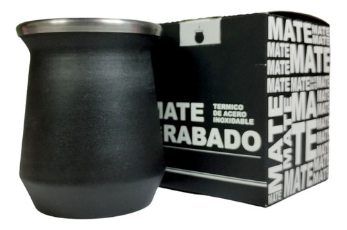 Mate Termico De Acero Inoxidable Tipo Stanley + Caja