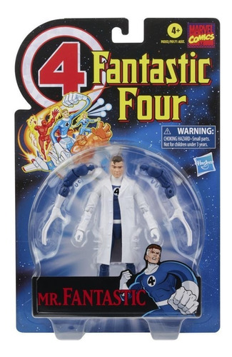 Figura Mr. Fantástico Fantastic Four Legends Series Retro 