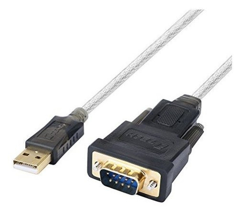 Adaptador Usb A Serie Db9 Rs232 Dtech (6 Pies, Pl2303)