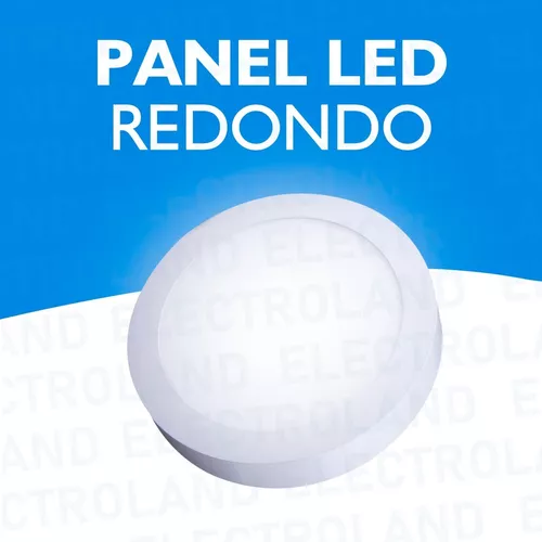 Plafon Led 24w Redondo Exterior Panel Luz Fria/calida