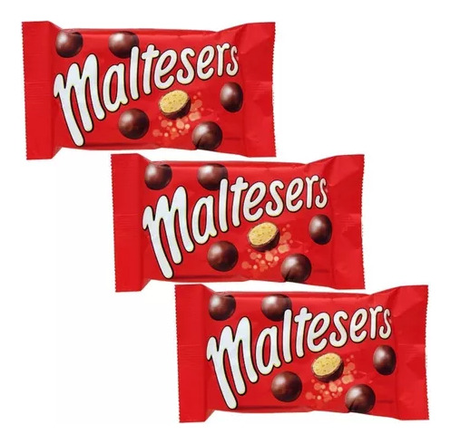 Kit 03 Chocolate Maltesers Importado 37g - Importado Holanda