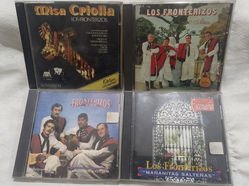 Cd Los Fronterizos 4cd's Onda Guarany Suquia Alba Palaveci 