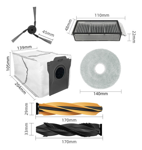 Kit De Bolsas Para Polvo Con Filtro Hepa Con Filtro Hepa Par