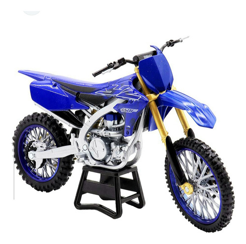 Moto Yamaha Yz450f Cross De 17 Cm. Esc. 1/12 Metal/pvc Nuevo